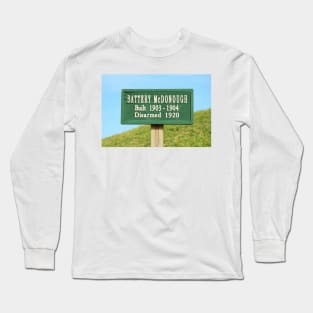 Fort Caswell Sign Long Sleeve T-Shirt